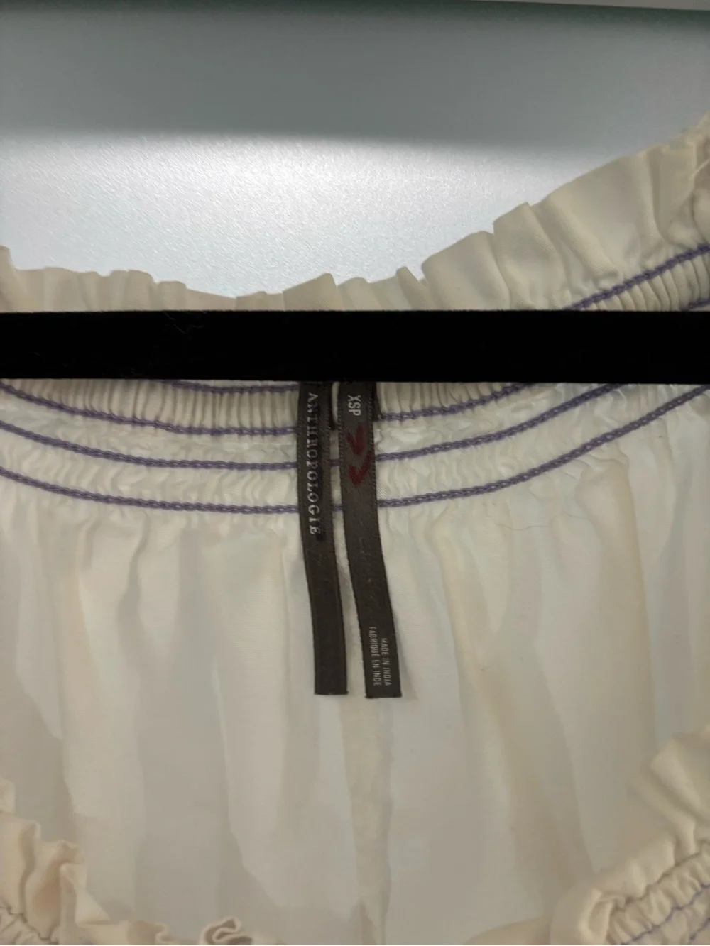 Anthropologie cream short